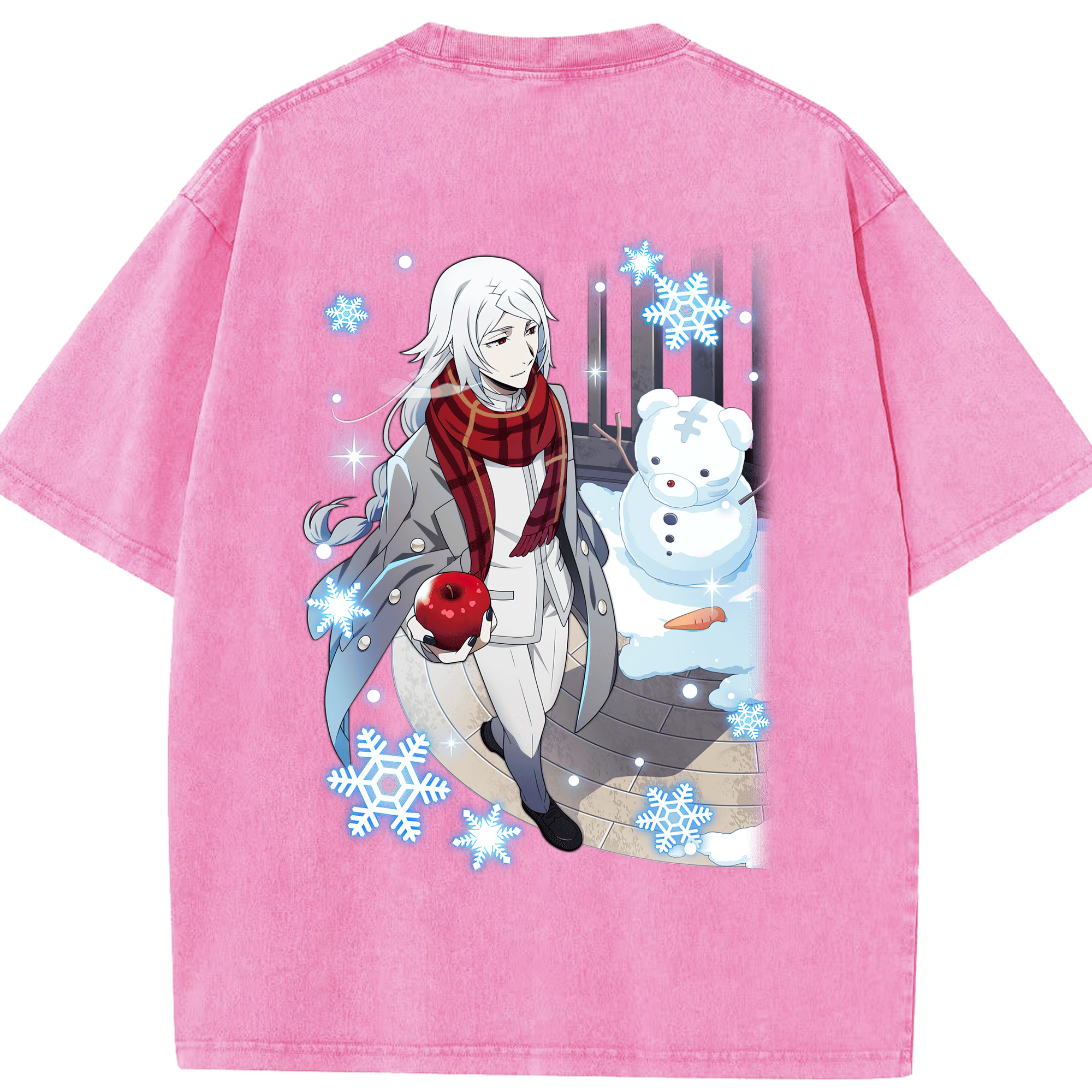 （画像用） 文豪ストレイドッグス Bungo Stray Dogs 綿100% ヴィンテージ風 半袖Tシャツ（背面プリント）